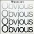 Westlife Obvious CD single European WLIC5OB271027