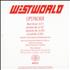 Westworld Lipsyncher CD single US WWOC5LI02484