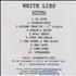 White Lies Ritual + Instrumentals CD-R acetate US WI4CRRI533568