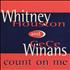 Whitney Houston Count On Me CD single UK HOUC5CO58704