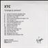 XTC Orange & Lemons CD-R acetate UK XTCCROR204969