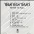 Yeah Yeah Yeahs Fever To Tell CD-R acetate US YYYCRFE247701