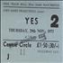 Yes Free Trade Hall, Manchester concert ticket UK YESTIFR363829