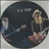 ZZ Top Interview picture disc LP UK ZZTPDIN574902