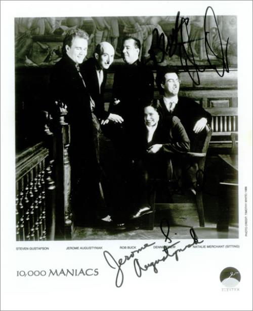 10,000 Maniacs Blind Man's Zoo - Autographed Photograph photograph US 100PHBL455703