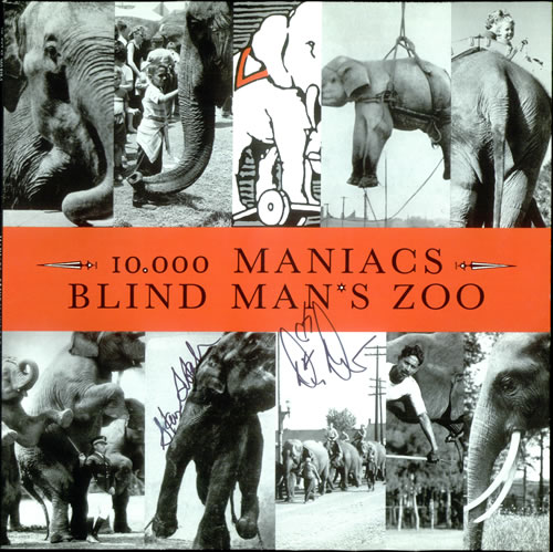 10,000 Maniacs Blind Man's Zoo - Autographed memorabilia German 100MMBL508598