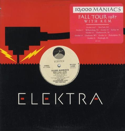 10,000 Maniacs Don't Talk 12" vinyl single (12 inch record / Maxi-single) US 10012DO40115