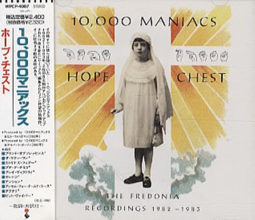 10,000 Maniacs Hope Chest CD album (CDLP) Japanese 100CDHO197331