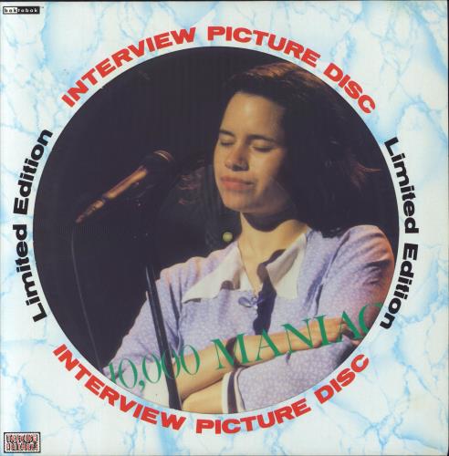 10,000 Maniacs Interview Picture Disc picture disc LP (vinyl picture disc album) UK 100PDIN498367