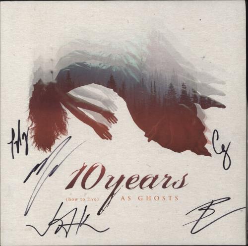 10 Years [How To Live] As Ghosts - 180 Gram Vinyl - Autographed vinyl LP album (LP record) UK 92VLPHO878766