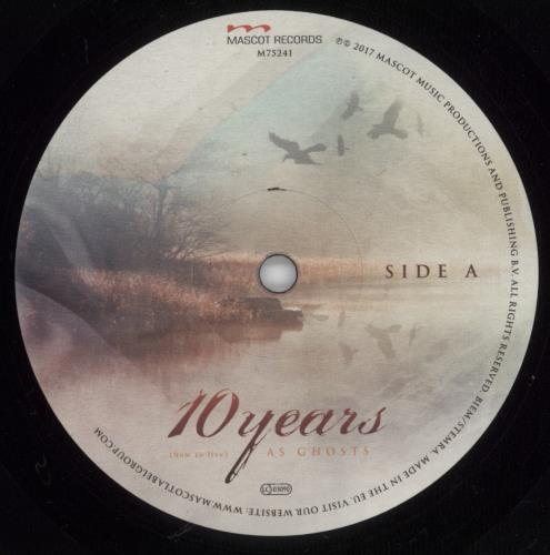 10 Years [How To Live] As Ghosts - 180 Gram Vinyl - Autographed vinyl LP album (LP record) UK 92VLPHO878766