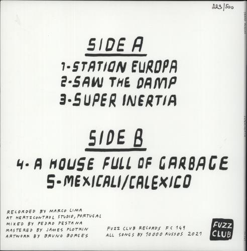 10000 Russos Superinertia - Red Vinyl vinyl LP album (LP record) UK -17LPSU872957