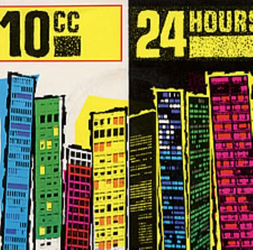 10cc 24 Hours 7" vinyl single (7 inch record / 45) UK 10C07HO207800