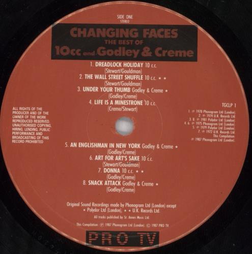 10cc Changing Faces - The Best Of 10cc And Godley & Creme - Shrink vinyl LP album (LP record) UK 10CLPCH821053