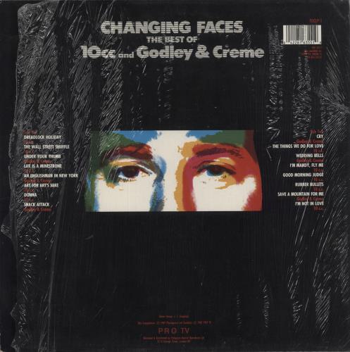 10cc Changing Faces - The Best Of 10cc And Godley & Creme - Shrink vinyl LP album (LP record) UK 10CLPCH821053