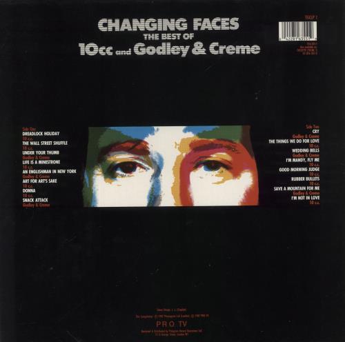 10cc Changing Faces - The Best Of 10cc And Godley & Creme vinyl LP album (LP record) UK 10CLPCH289053