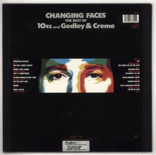 10cc Changing Faces - The Best Of 10cc And Godley & Creme vinyl LP album (LP record) Canadian 10CLPCH737801