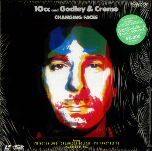 10cc Changing Faces laserdisc / lazerdisc Japanese 10CLZCH544356