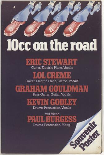 10cc On The Road tour programme UK 10CTRON711670