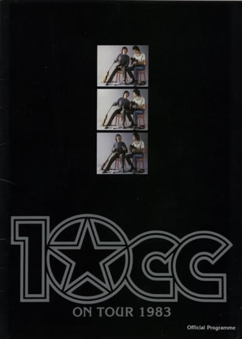 10cc On Tour 1983 + stub tour programme UK 10CTRON209982