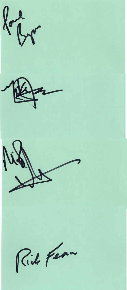 10cc Pages From An Autograph Book memorabilia UK 10CMMPA601667