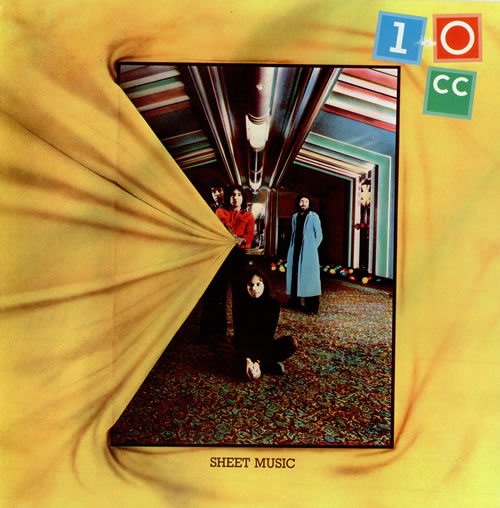 10cc Sheet Music + Insert vinyl LP album (LP record) US 10CLPSH172669