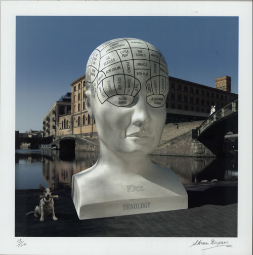 10cc Tenology - Signed by Storm Thorgerson artwork UK 10CARTE585416