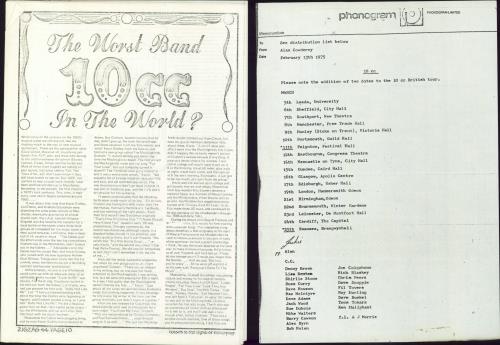 10cc The Original Soundtrack - Test Pressing vinyl LP album (LP record) UK 10CLPTH799883