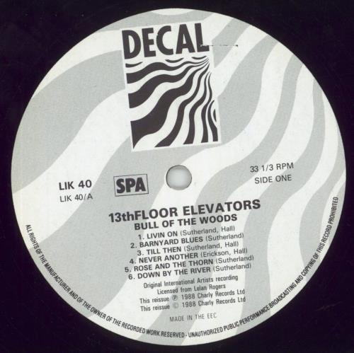 13th Floor Elevators Bull Of The Woods vinyl LP album (LP record) Portuguese 13FLPBU312222