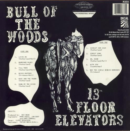 13th Floor Elevators Bull Of The Woods vinyl LP album (LP record) Portuguese 13FLPBU312222