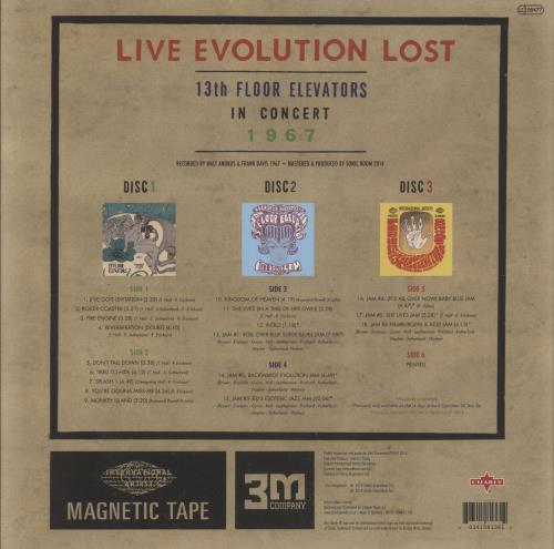13th Floor Elevators Live Evolution Lost Vinyl Box Set UK 13FVXLI748176