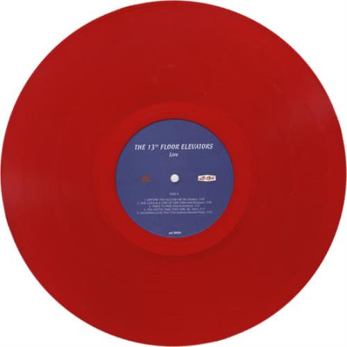 13th Floor Elevators Live vinyl LP album (LP record) UK 13FLPLI403133