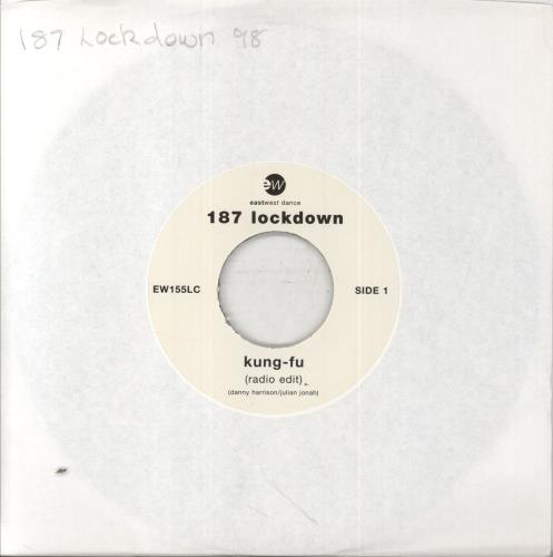 187 Lockdown Kung-Fu 7" vinyl single (7 inch record / 45) UK 1-707KU861209