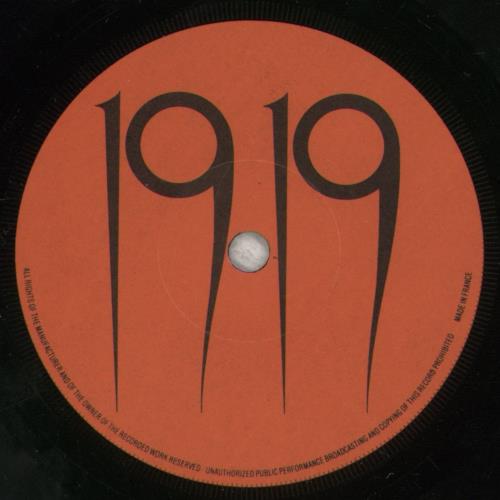1919 Caged 7" vinyl single (7 inch record / 45) UK 1-107CA502512