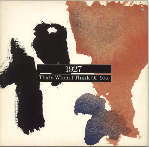 1927 That's When I Think Of You 12" vinyl single (12 inch record / Maxi-single) UK 19212TH662810