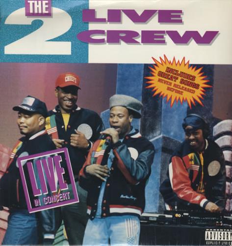 2 Live Crew Live In Concert vinyl LP album (LP record) US 2LCLPLI364126