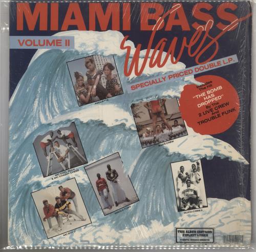 2 Live Crew Miami Bass Waves Volume II 2-LP vinyl record set (Double LP Album) US 2LC2LMI735532