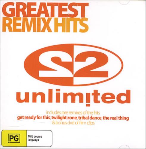 2 Unlimited Greatest Remix Hits 2-disc CD/DVD set Australian 2UN2DGR358590