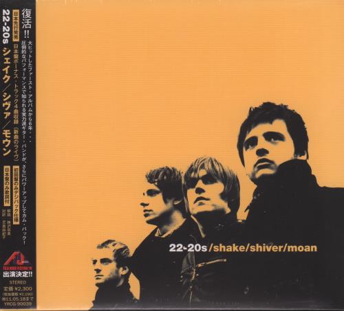 22-20s Shake / Shiver / Moan - Digipak CD album (CDLP) Japanese 222CDSH661809