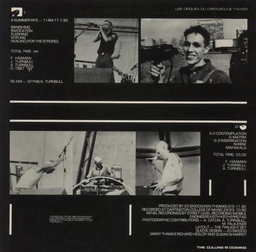 23 Skidoo The Culling Is Coming - Special Cut vinyl LP album (LP record) Belgian 23SLPTH867447