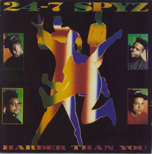 24-7 Spyz Harder Than You - VG vinyl LP album (LP record) UK 2--LPHA820936