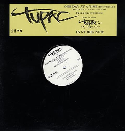 2Pac One Day At A Time 12" vinyl single (12 inch record / Maxi-single) US 2PC12ON285562
