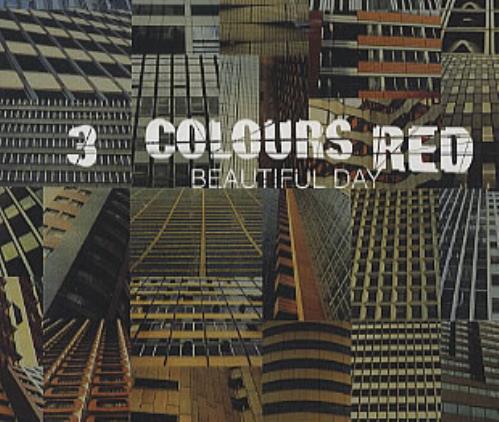 3 Colours Red Beautiful Day CD single (CD5 / 5") UK 3CRC5BE326269