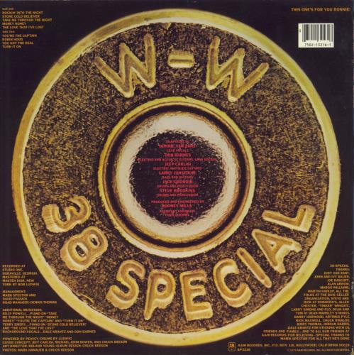 38 Special Rockin' Into The Night vinyl LP album (LP record) US 38SLPRO811034