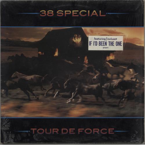 38 Special Tour De Force + Shrink vinyl LP album (LP record) Canadian 38SLPTO753790