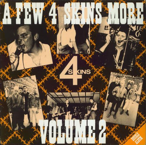 4-Skins A Few 4 Skins More 2-LP vinyl record set (Double LP Album) UK 4-S2LAF809839