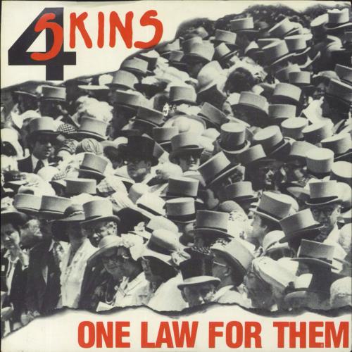 4-Skins One Law For Them 7" vinyl single (7 inch record / 45) UK 4-S07ON275304