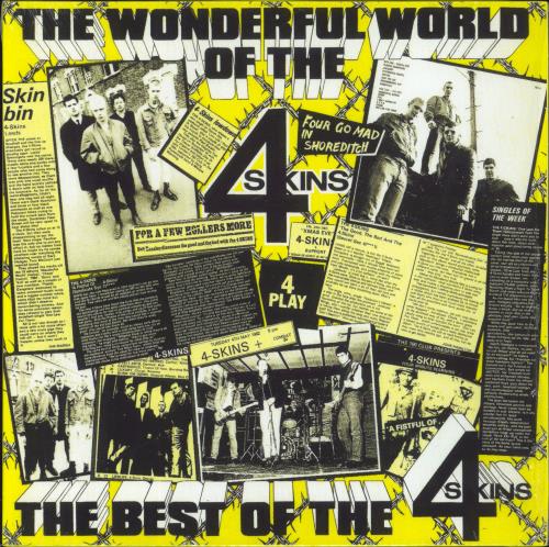 4-Skins The Wonderful World Of The 4 Skins vinyl LP album (LP record) UK 4-SLPTH833907
