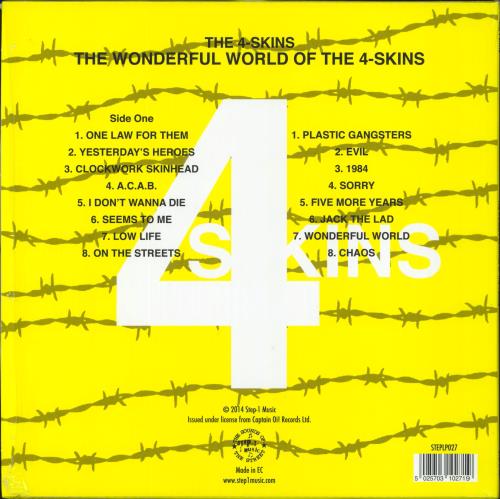 4-Skins The Wonderful World Of The 4 Skins vinyl LP album (LP record) UK 4-SLPTH833907