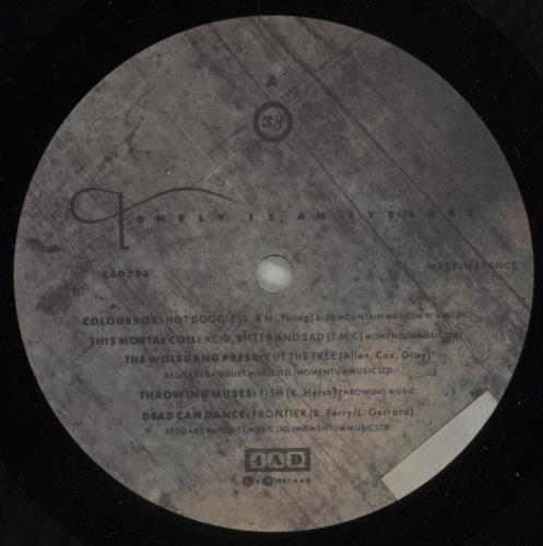 4.A.D. Lonely Is An Eyesore vinyl LP album (LP record) UK 4ADLPLO878220